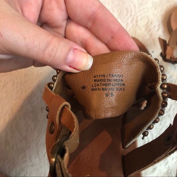 Diba boho embellished leather sandals - Picture 5 of 8